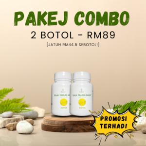 2 BOTOL KAPSUL RAJA NUJUM SARAF (PAKEJ COMBO)